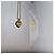 Dior CD Logo Half Heartstone Halskette (Premium Necklace) Golden - Ansicht 4