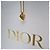 Dior CD Logo Half Heartstone Halskette (Premium Necklace) Golden - Ansicht 8