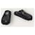 Prada Black Triangular Logo Leather Mule - view 4