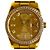 Rolex Lunetta in Diamanti Day-Date Oro Giallo Champagne - vista 2