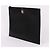 Thom Browne Grande clutch nera con etichetta in ottone - vista 3