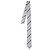 Thom Browne Cravatta Mogador Classic con listino Outline Lip Stripe Marrone