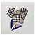 Burberry Sciarpa skinny in seta con motivo Check - vista 2