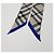 Burberry Sciarpa skinny in seta con motivo Check - vista 3