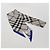 Burberry Sciarpa skinny in seta con motivo Check - vista 4