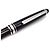 Montblanc Penna a sfera Meisterstück Platinum Classique Nero - vista 5
