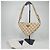 Prada Mini borsa in tessuto ricamato Argento - vista 2