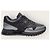 Louis Vuitton Sneakers Runaway in pelle Trousseau nero e argento - vista 2