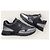 Louis Vuitton Sneakers Runaway in pelle Trousseau nero e argento - vista 5
