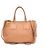 Borsa Tote e Borsa a Spalla in Vitello Daino Prada Marrone - vista 3