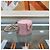 Vanity Chanel Beauty case per trucco rosa elegante con catena dorata - vista 4