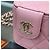 Vanity Chanel Beauty case per trucco rosa elegante con catena dorata - vista 6
