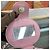 Vanity Chanel Beauty case per trucco rosa elegante con catena dorata - vista 9