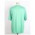 Hermès Kurzärmeliges T-Shirt mit Pferd-Lederpatch Mintgrün - Ansicht 2