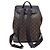 Louis Vuitton Zaino Makarasar Fork Marrone - vista 3