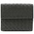 Bottega Veneta Cartera de malla trenzada Intrecciato gris Castaño