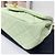 Chanel Mini bolsa transversal Classic Golden Ball em pele de cordeiro Verde - vista 7