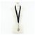 Burberry Collana con cinturino in nylon bianco e nero Logo Kingdom - vista 4