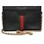 Gucci Borsa a Spalla Ophidia GG Nero - vista 3