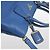Prada Borsa Tote e Borsa a Spalla Vitello Daino Blu - vista 5