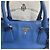 Prada Borsa Tote e Borsa a Spalla Vitello Daino Blu - vista 6