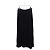 Louis Vuitton Falda Maxi de seda plisada negra Negro