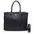 Prada Borsa Tote e Borsa a Spalla Black Galleria Citycabin con Logo Argentato e Doppia Cerniera Nero