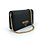 Prada Borsa a tracolla Saffiano Triangle Logo Flap Chain Nero - vista 2