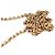 Dior Mini borsa a tracolla Oblique Saddle Gold Chain Blu - vista 8