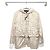 Louis Vuitton Parka corta Monogram Champaigne Flower Tile Blanco