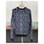 Louis Vuitton Crewneck-Strickpullover mit Monogramm-Blumen-Jacquard Schwarz  - Ansicht 7
