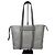 Miu Miu Bolso Tote de cuero con aspecto gris Castaño