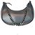 Céline Borsa Hobo Aby Medium in pelle nera Borsa a tracolla Nero