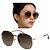 Etro Gafas de sol DDBHA Luxury Asian Fit Round Metal Oversized Unisex Multicolor