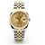 Rolex Orologio Combo Datejust da Uomo con Diamanti Originali Giallo - vista 16