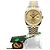 Rolex Orologio Combo Datejust da Uomo con Diamanti Originali Giallo - vista 4