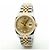 Rolex Orologio Combo Datejust da Uomo con Diamanti Originali Giallo - vista 9