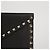 Valentino Clutch Envelope Rockstud in pelle nera - vista 3