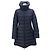 Moncler Flamette Lange Daunenjacke Navy - Ansicht 3