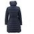 Moncler Flamette Lange Daunenjacke Navy - Ansicht 5