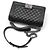 Chanel Borsa a tracolla Internal Chip/ Black Caviar Boy Bag Medium Nero - vista 3