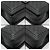 Chanel Borsa a tracolla Internal Chip/ Black Caviar Boy Bag Medium Nero - vista 9