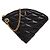 Portafoglio monete SADE TRIANGLE in agnello Saint Laurent AAAJU Nero