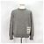 Thom Browne Diagonale Mohair-Strick grau Braun - Ansicht 4
