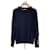 Dior Strick mit Oblique-Einsatz Navy Blau  - Ansicht 1