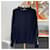 Dior Strick mit Oblique-Einsatz Navy Blau  - Ansicht 2