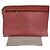 Bottega Veneta Pasta de documentos clutch em couro de bezerro Intrecciato bordô