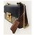 Gucci Piccola borsa a catena in pelle GG Supreme Padlock Nero - vista 2