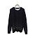 Louis Vuitton Strickpullover mit schwarzem Monogramm-Verlauf und Rundhalsausschnitt