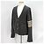 Thom Browne Mohair-Tweed-Cardigan mit diagonalem Armband Grau Braun - Ansicht 4